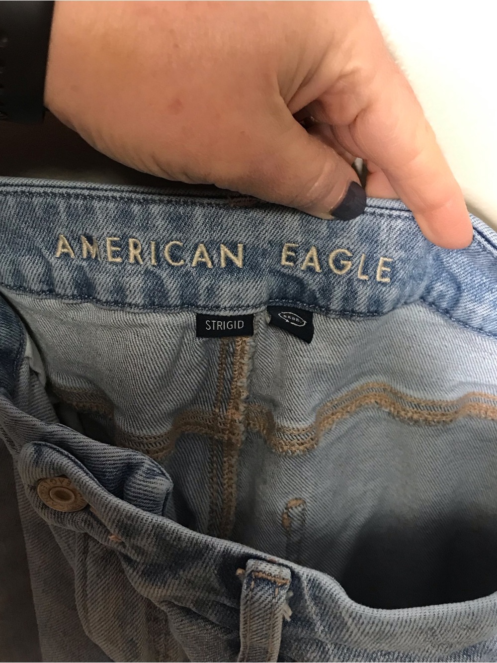 American Eagle Outfitters Curvy Mom Jeans Womens Size 12 - Picture 6 of 8
